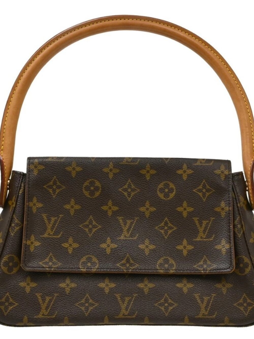 Best06 LOUIS VUITTON MONOGRAM MINI LOOPING HANDBAG M51147 MI0062 NQ10485